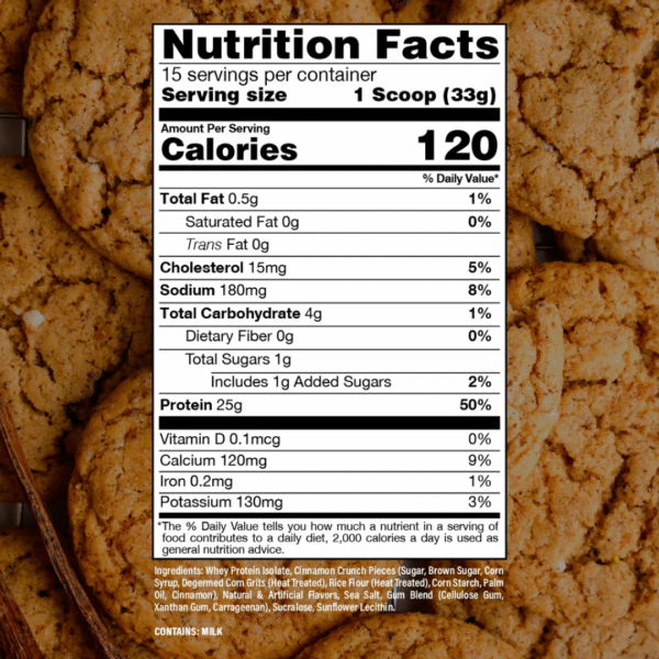 BUM ITHOLATE Vainilla Oatmeal Cookie 2lb