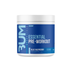 BUM ESSENTIAL PRE WORKOUT - BLUE RASPBERRY 30 Serv RAW