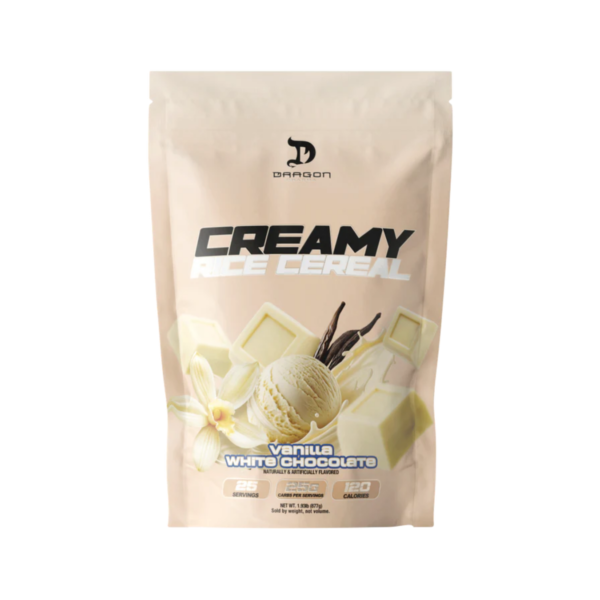 Creamy Rice Cereal WHITE CHOCOLATE VAINILLA Creamy Rice Cereal - Dragon Pharma