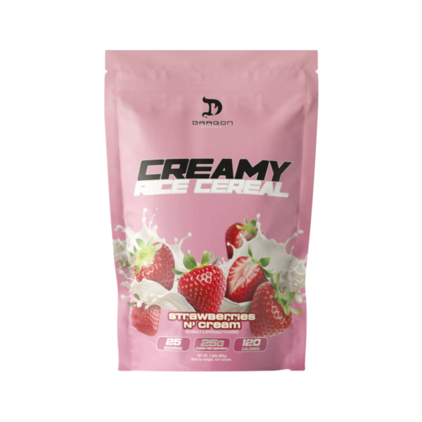 Creamy Rice Cereal strawberries and cream Creamy Rice Cereal - Dragon Pharma