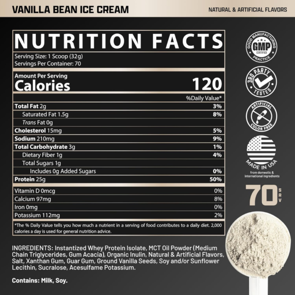 Nutrex_ISOFIT_Vainilla_Bean_Ice_Cream_Nutricional Nutrex ISOFIT 5LB