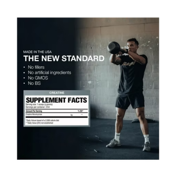 Raw Nutrition Creatine Monohydrate 250 servicios (1.25 Kg)