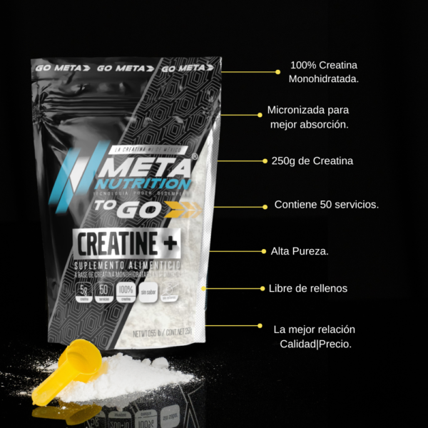 Meta Nutrition Creatina - 50 servicios(250g)